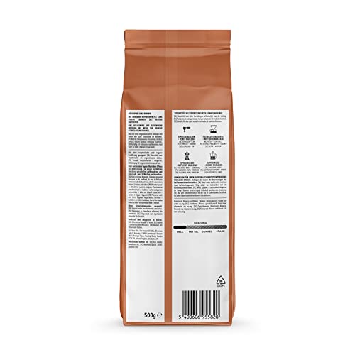 by Amazon Espresso Crema Kaffeebohnen – Rainforest Alliance-Zertifizierung, Leichte Röstung, 500...