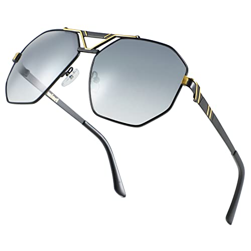 Image of mincl / 2021 Fashion Style Square transparent Sunglasses Unisex Vintage Oversized Glasses