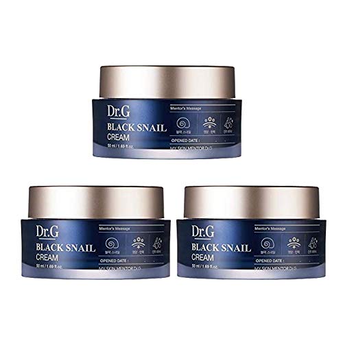 [New Package] Dr.G Black Snail Cream 50ml, 3EA (50ml x 3)