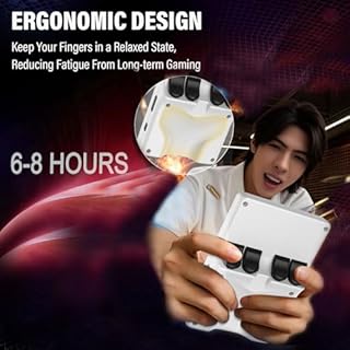 Portable Handheld Retro Game Console – Built-in 23,000 Classic Old School Games, Ergonomic Design, Suitable for Boys Adults for Leisure or Travel (PRO)