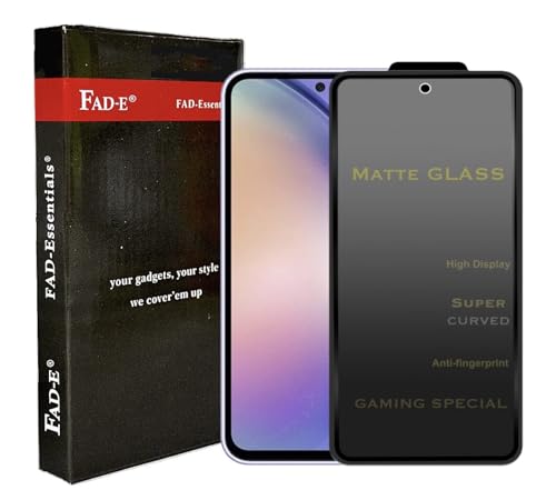 Image of FAD-E Tempered Glass Screen Protector Guard for Samsung Galaxy A54 5G / S23 FE 5G (Matte Transparent)