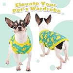 Adorable Yellow Duck Dog Shirt: Lightweight Polyester Cartoon Puppy Vest, Small Medium & Large Dog T-Shirt, Summer Pet Clothes, Cute Dog Apparel, Breathable Dog Tank Top M - Image 6