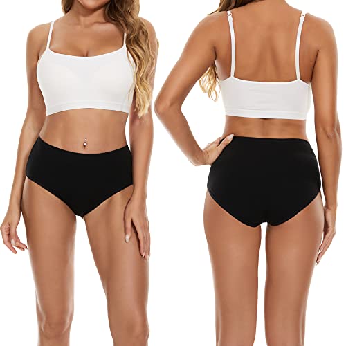 Image of Women Underwear Cotton Mid Rise Full Coverage Soft 5-Pack