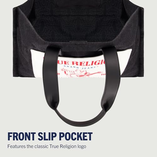 Bolso Tote True Religion de lona para viaje y hombro miniatura 3