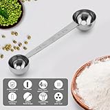 Protein Scoop 30g Protein Powder Scoop,30g Scoop Stainless Steel Scoops for Powder Measuring Protein Scoop Set Dual Head Measuring Scoop Suitable for Canisters and Kitchen Measurement(1 Piece) - Image 4