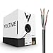 Next 16/4 Speaker Wire - 16 AWG/Gauge 4 Conductor - UL Listed in Wall (CL2/CL3) and Outdoor/In Ground (Direct Burial) Rated - Oxygen-Free Copper (OFC) - 500 Foot Bulk Cable Pull Box - Black