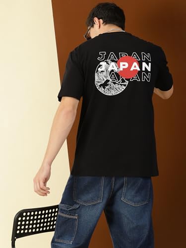 Image of Thomas Scott Men's | Graphic | Half Sleeve | Oversized Fit | 100% Cotton | Crew Collar | Casual Tshirt