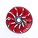 Glixal Lightweight Racing Drive Face Fan for GY6 125cc 150cc 180cc 200cc 152QMI 157QMJ Engine Based Scooter Moped ATV Go-Kart Quads (Red)