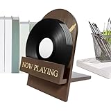 Esthétique rétro authentique : ce meuble de rangement combine des finitions avec des veines de bois avec des graphiques vintage, offrant un design inspiré de la platine vinyle qui ajoute une authentique touche nostalgique à vos espaces de vie. Pour montrer avec style une collection de disques vinyles, il sert de décoration centrale pour tout intérieur centré sur la musique.