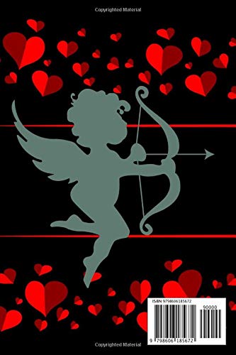 4ever notebook: valentine journal 110 page lined heart i love you diary scribble pad