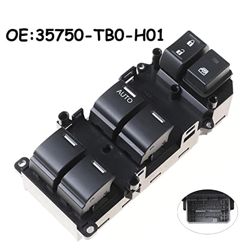 Interrupteur lève-vitre master 35750-TB0-H01 commande électrique de remplacement