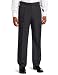 Savane Men's Select Edition Microfiber Pleated Dress Pant, Navy, 36x34