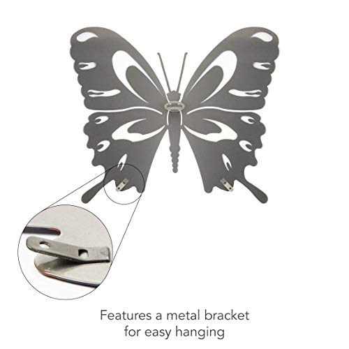 Next Innovations Metal Wall Art - Multi Colored Butterfly, Butterfly Wall Décor, Medium #TOP2