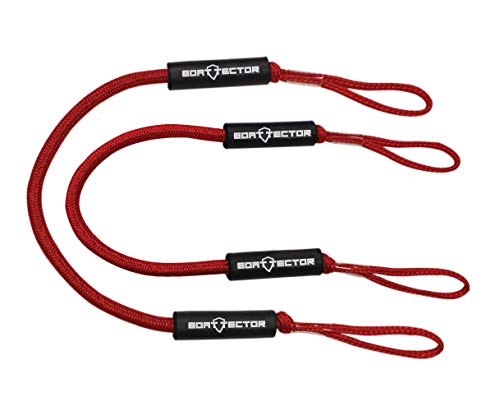 Extreme Max Red 3006.2723 BoatTector Bungee Dock Line Value 2-Pack-6