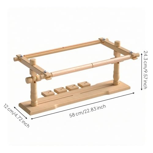 Support broderie table mains libres bois point de croix loisir