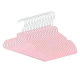 JIUXCF Velvet Hangers 20 Pack, 16' Non Slip Adult Hangers, Slim Clothes Hanger with 360 Degree...