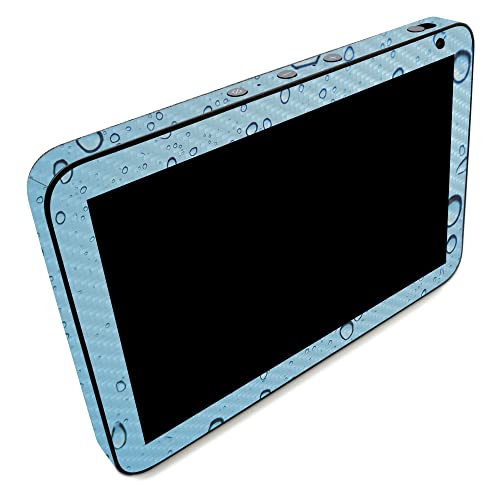 Image of MightySkins Carbon Fiber Skin Compatible with Amazon Echo Show 8 (Gen 2) - Rainy Day | Protective, Durable Textured Carbon Fiber Finish | Easy to Apply | Made in The USA