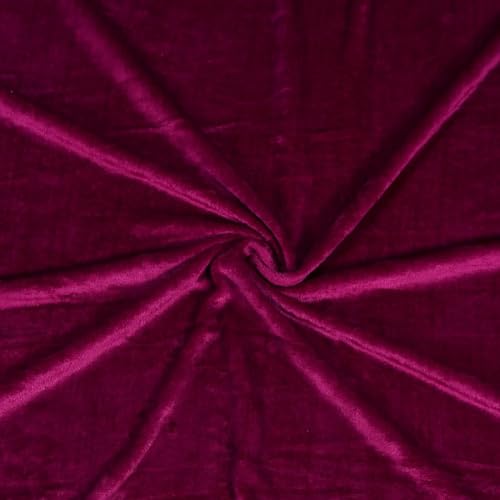 Image of Sands Premium Ultra Soft Woollen Pillow Cover Set of 2 for Winter with Zipper Closure, Cozy Pillow Case Perfect for Warmth, Flannel Warm Pillowcases, King size-18X28 Inches (Wine)