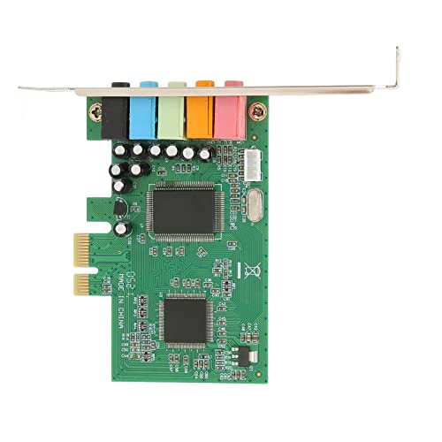 Tarjeta de sonido PCIe 5.1 con chipset CMI8738 y soporte de audio EAX 2