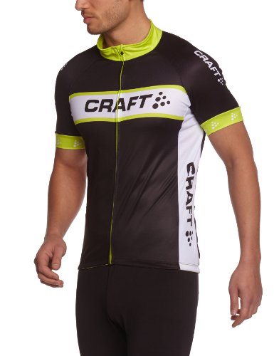 Craft Active Maillot Logo Homme T-shirt Velo Maillot Cycliste Noir