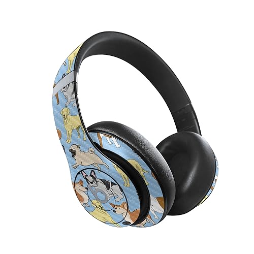 Image of MightySkins Carbon Fiber Skin Compatible with Beats Studio Pro - Puppy Party | Protective, Durable Textured Carbon Fiber Finish | Easy to Apply