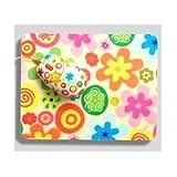 Computer Mouse Pad & Mouse Set- Colorful Flowers, France
