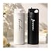 GroomBrideGifts Bride and Groom Travel Cups – 16.2oz Insulated Stainless Steel Water Bottles for Wedding, Bride to Be and Groom to Be Gifts for Couples
