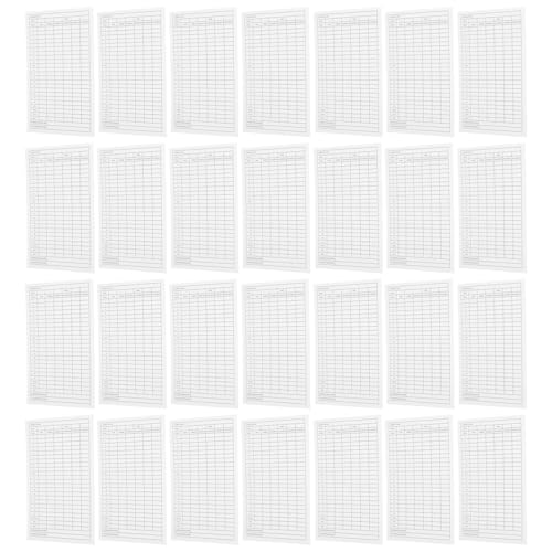 ibasenice 30Pcs Portable Golf Scorecards Lightweight Coated Paper Design for Tracking Sports Accessory for Golf Enthusiasts and Competitions