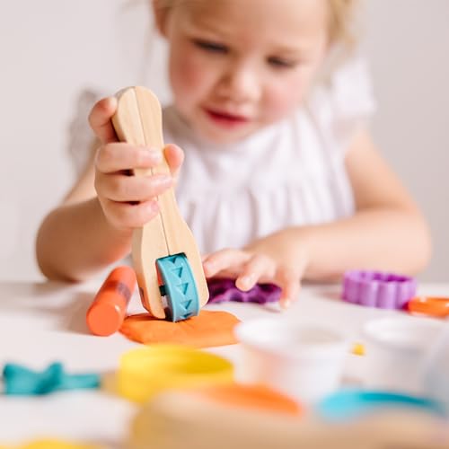 Melissa & Doug Cut Sculpt & Roll Modeling Dough, 8-Tool Arts & Craft Kit | 4 Vibrant Dough Colors, Sparks Creative Expression, Encourages Color Recognition, Hands-On Gift For Kids Ages 3+ - image 2