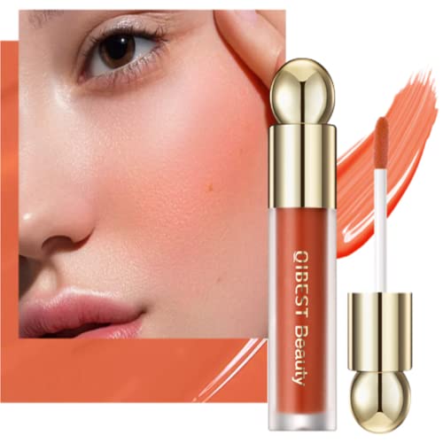 Blush liquide pour les joues, léger, naturel, formule crémeuse et soyeuse, velours très pigmenté, éclaircissant, maquillage blush résistant à l'eau,...