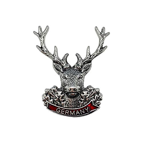 Hunters Bavarian Stag German Metal Hat Pin for Men -