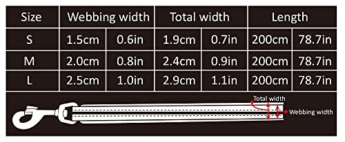 WINHYEPET True Love 7 In 1 Multi-Function Adjustable Dog Lead Hand Free Pet Training Leash Nylon Reflective Comfortable Multi-Purpose Dog Leash TLL2411(Blue,M) - Image 3