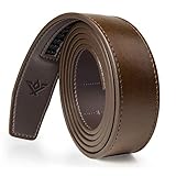 Animal-Friendly Mocha Brown Leather for SlideBelts (Buckle Not Included) (48