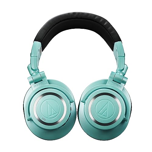 Image of Audio-Technica ATH-M50XBT2 Bluetooth Wireless Over-Ear Headphones Ice Blue