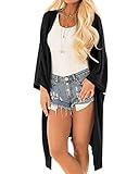 Dieser Cardigan Damen ist dank seiner qualitativ hochwertigen und weichen Materialqualität super angenehm zu tragen. Die Strickjacke Damen macht bequeme, stilsichere und legere Looks zum Klacks. Die lässig lange Passform der Strickjacke Damen lang wirkt kaschierend und liegt absolut im Trend.