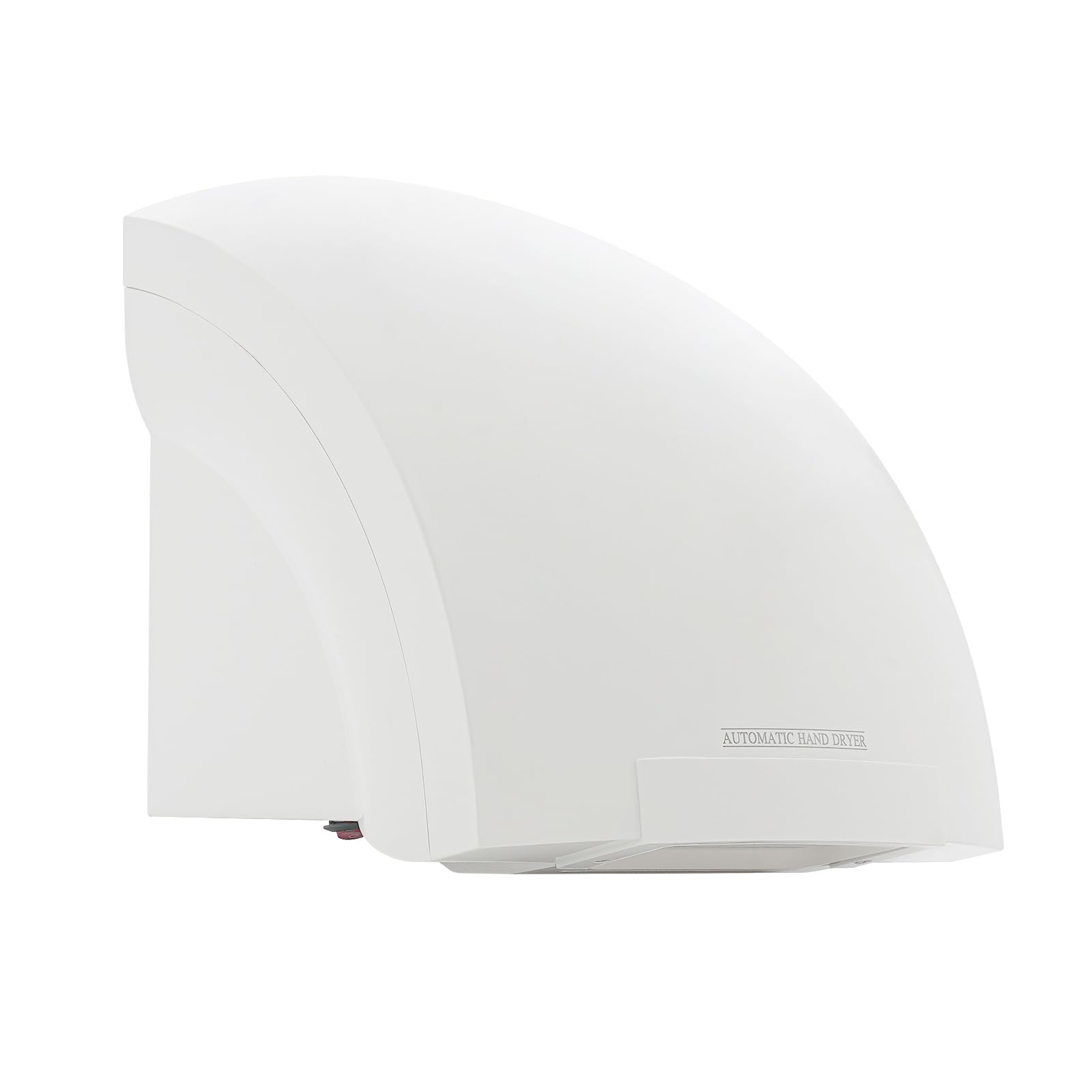 Secador de manos eléctrico con sensor infrarrojo automático, montaje en pared, sin contacto, para baño, aseos comerciales y domésticos, bajo ruido (70 db)
