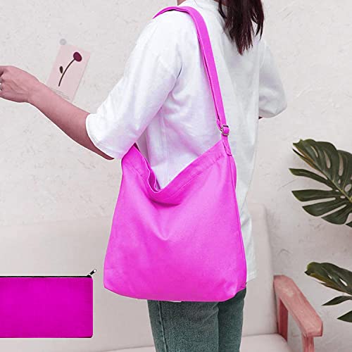 Image of Lify Women's Retro Large Size Canvas Shoulder Bag Hobo Crossbody Handbag Casual Tote - 1 Piece