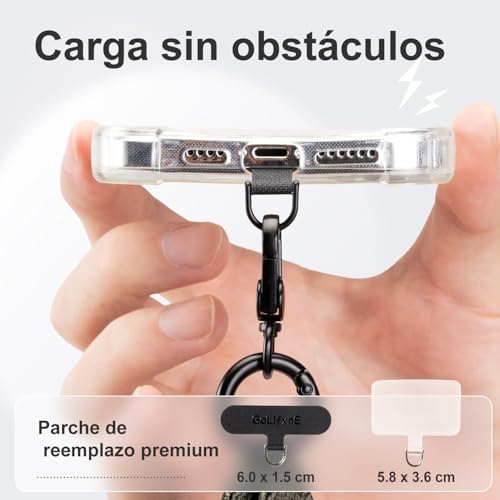 Correa universal de 25mm para móvil compatible con iPhone y Samsung en fundas completas 3