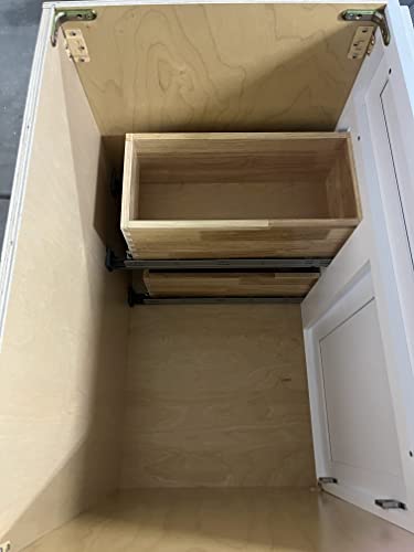 Mars Kitchens Llc Vanity Sink Base Cabinet With 2 Drawers, White Color, Shaker Style. (34.5" Tall, 21" Deep) (30" Wide, Drawers On Right) #TOP3