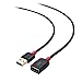 Cable Matters 3-Pack Short USB Extension Cable - 3ft, Male to Female USB Extender Cable, USB2.0 Extension Cord, 480Mbps, Black