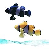 ramplug plastico naranja Los peces artificiales pueden brillar bajo la luz en la oscuridad. Crea un hermoso y misterioso mundo submarino.