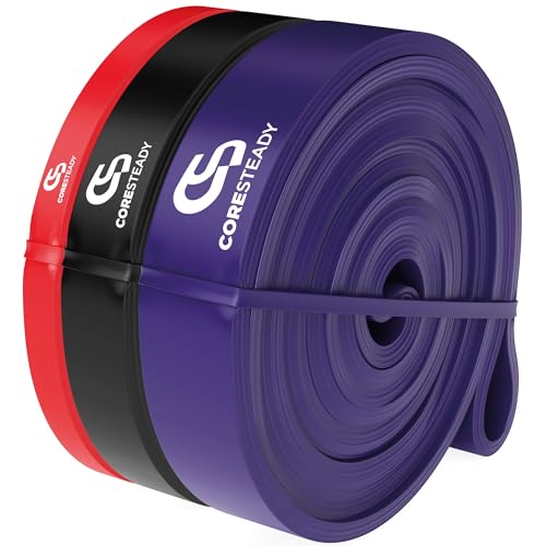 Coresteady Fitnessband und Gummiband Sport – Robustes Klimmzugband aus Gummi für Männer und Frauen – Krafttraining und Muskelaufbau – Training, Fitness, Klimmzughilfe – Fitness Band