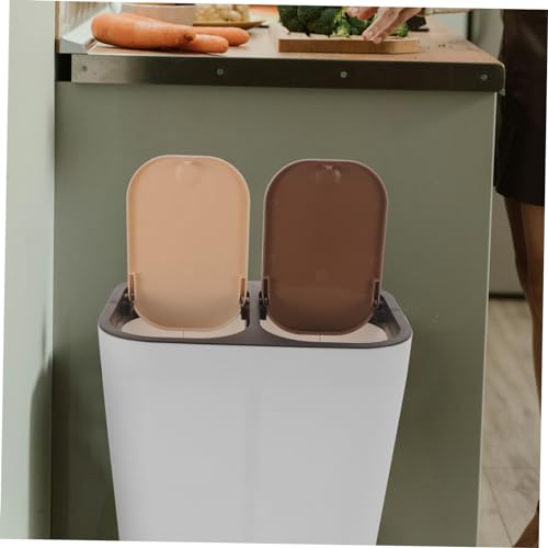 Caneca de basura rectangular para clasificación seca y húmeda miniatura 6