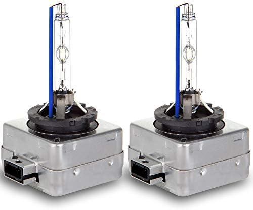 ECCPP D1S Headlight Bulbs 8000K Xenon White HID Replacement Headlight Kits Pair Set