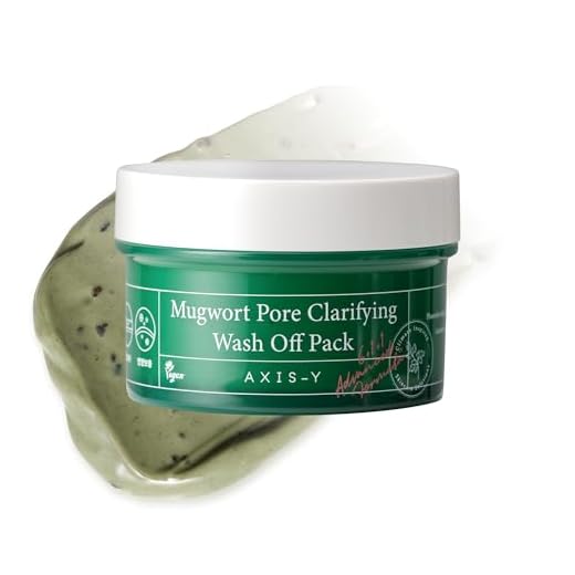 AXIS-Y Pacote De Limpeza Para Clareamento De Poros De Artemísia - Esfoliante Facial Que Combate Poros Obstruídos E Remove Cravos E Espinhas - Máscara De Argila Para Pele De Vidro Vegana E Coreana Pa