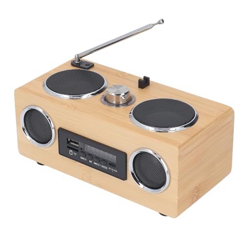 Haut-Parleur Rétro sans Fil Vintage AM FM pour Réussir Votre Fête entre Amis