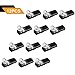 TYUMEN 12 Pcs 2 Pin 2 Way Universal Compact No-Wire-Stripping Toolless Spring Wire Connectors, Quick Splice Universal Wire Wiring Connector for AWG 2024
