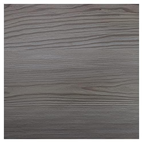 DIVCHI Grey Wood Effect, 12 Inch x 12 Inch, Self Adhesive Vinyl Floor Tiles (20 PCS)