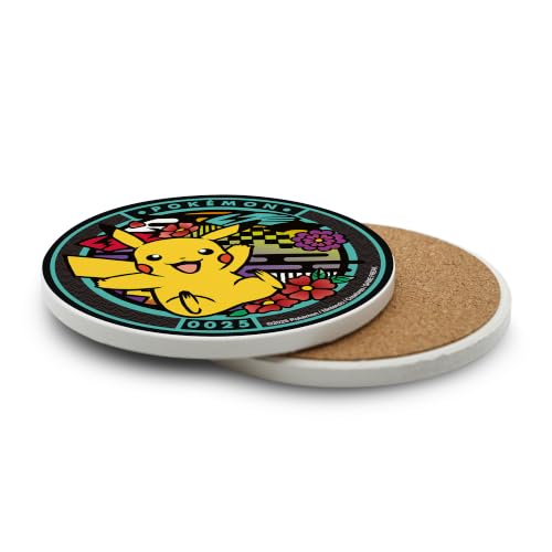 ABYstyle Pokemon Sottobicchiere Ceramica: Pikachu 10cm Dessous de verre - vue 3