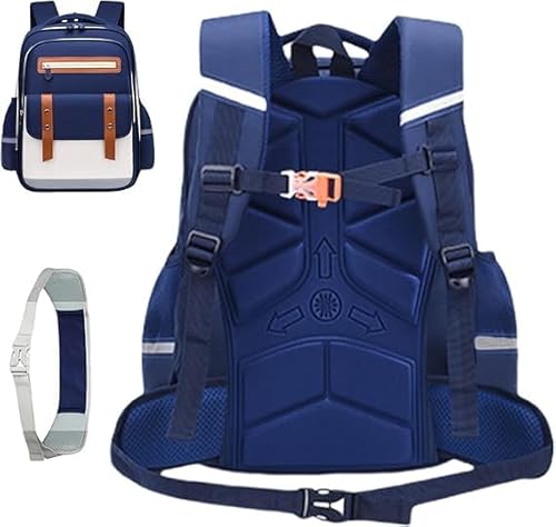 Mochila escolar infantil resistente à água grande capacidade e moderna, para crianças menino e menin